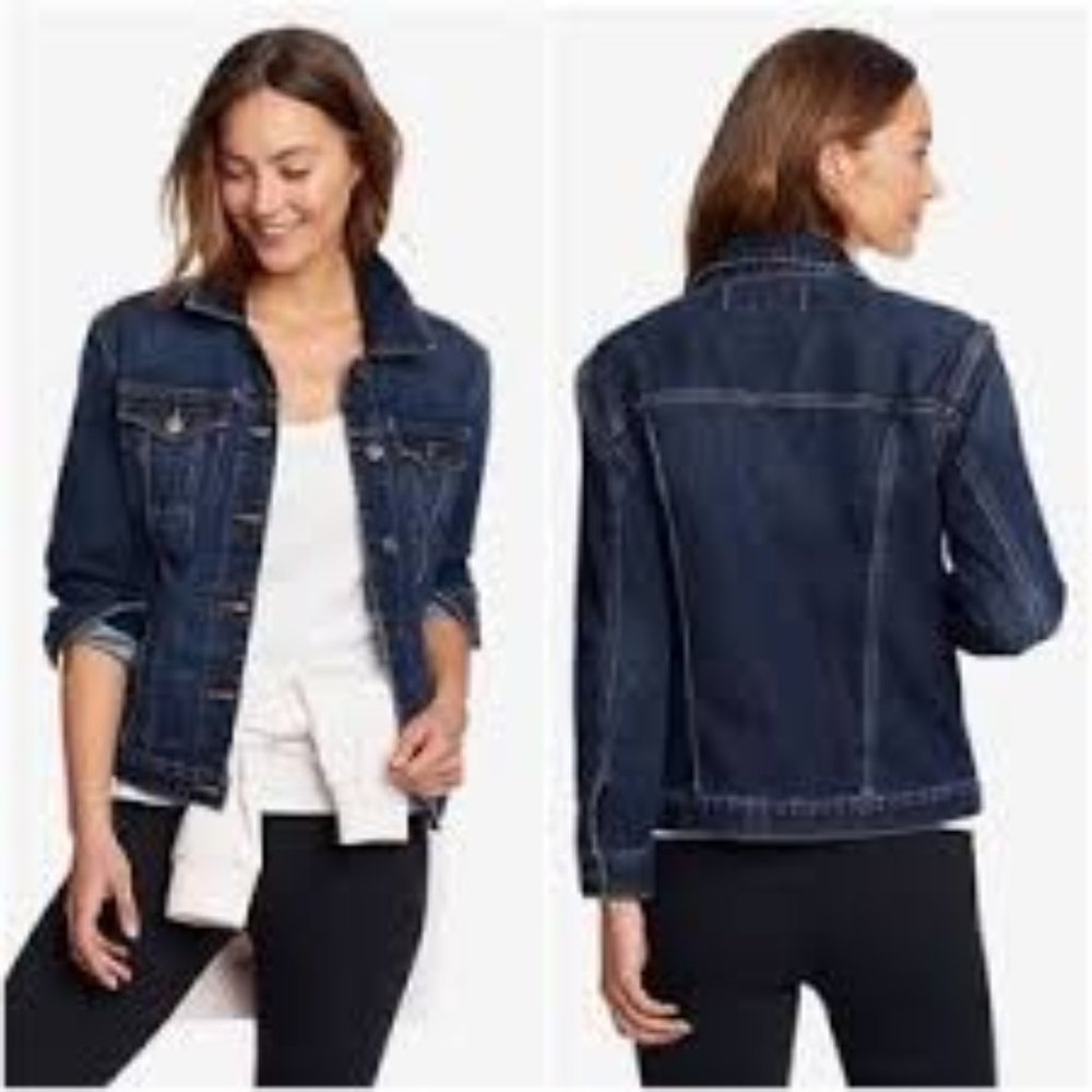 Eddie Bauer Petite Voyager Denim Jacket -New with Tags!